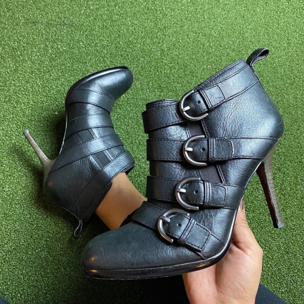 Coach Tessie Leather Booties